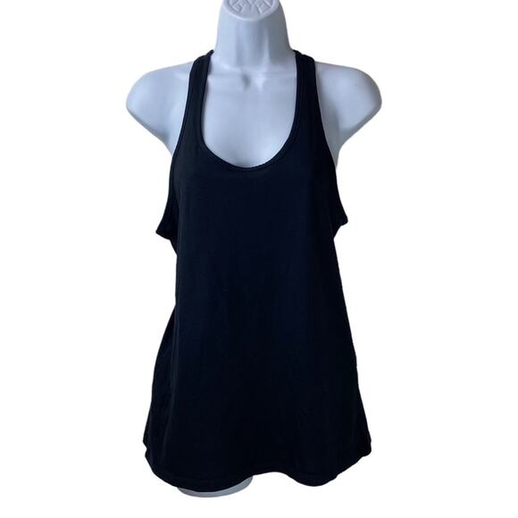 Nike Dri Fit Racer Back Tank Size Medium Black - Picture 1 of 3